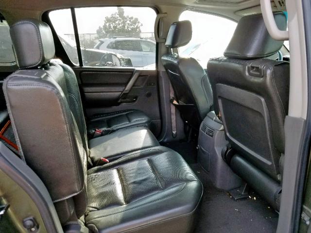 5N1AA08A85N732848 - 2005 NISSAN ARMADA SE GREEN photo 6