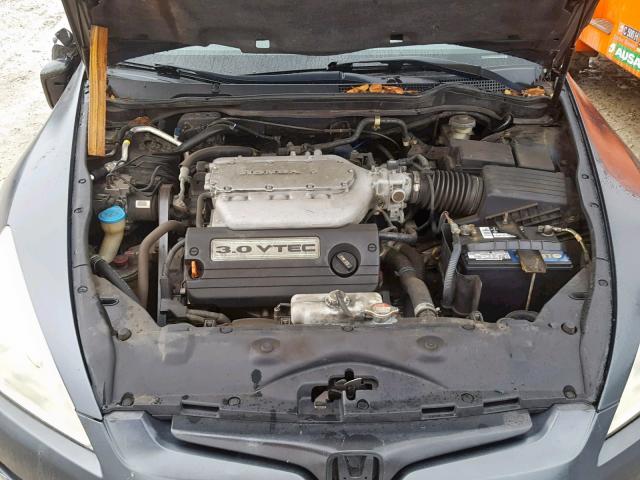 1HGCM82643A010550 - 2003 HONDA ACCORD EX GRAY photo 7