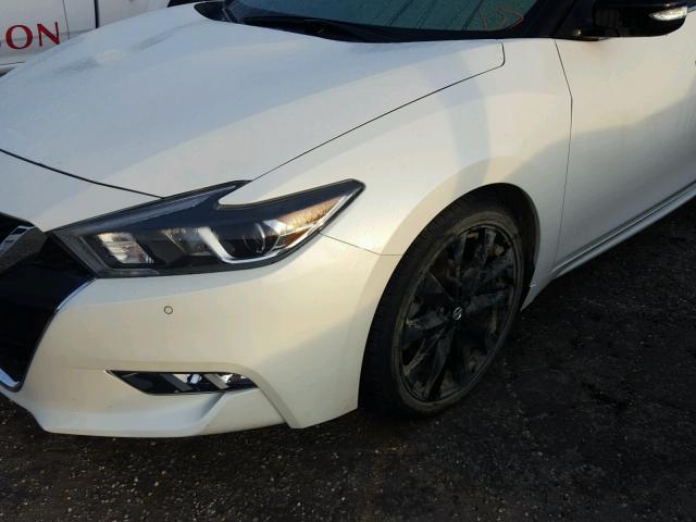 1N4AA6AP1HC421340 - 2017 NISSAN MAXIMA 3.5 WHITE photo 9