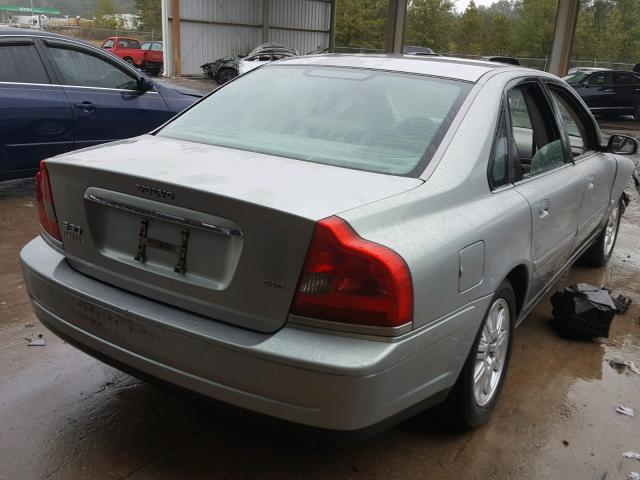 YV1TH592851403162 - 2005 VOLVO S80 2.5T SILVER photo 4