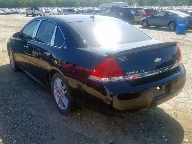 2G1WU57M291288831 - 2009 CHEVROLET IMPALA LTZ BLACK photo 3