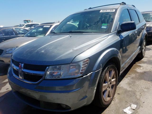 3D4GG67V99T163960 - 2009 DODGE JOURNEY R/ GRAY photo 2