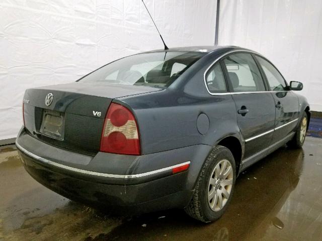 WVWPH63B63P052199 - 2003 VOLKSWAGEN PASSAT GLS GRAY photo 4