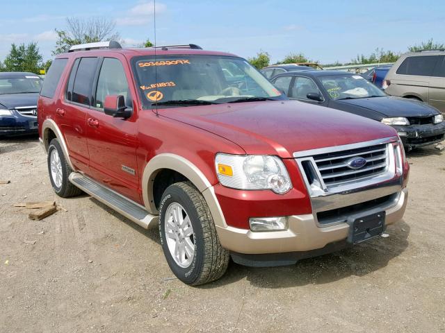 1FMEU74E16UB31833 - 2006 FORD EXPLORER E RED photo 1