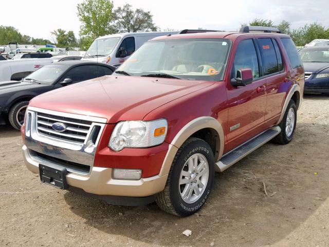 1FMEU74E16UB31833 - 2006 FORD EXPLORER E RED photo 2