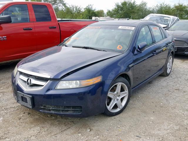 19UUA662X6A051035 - 2006 ACURA 3.2TL BLUE photo 2