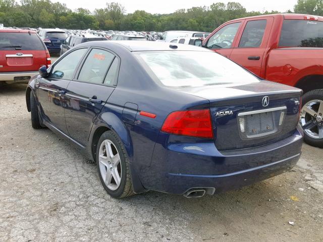 19UUA662X6A051035 - 2006 ACURA 3.2TL BLUE photo 3