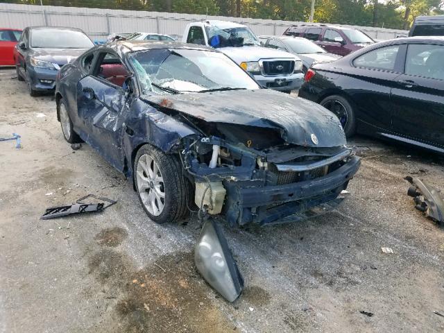 KMHHN66F28U284105 - 2008 HYUNDAI TIBURON GT BLUE photo 1