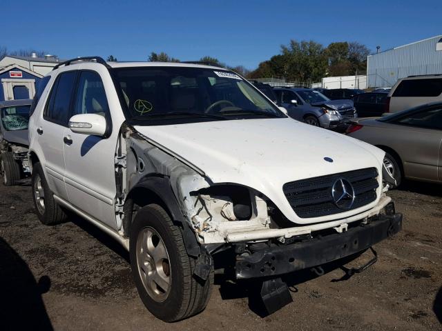 4JGAB54E53A372879 - 2003 MERCEDES-BENZ ML 320 WHITE photo 1