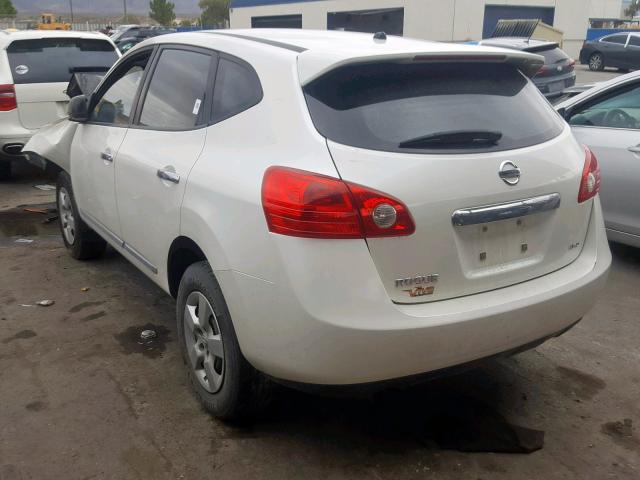 JN8AS5MV4BW258513 - 2011 NISSAN ROGUE S WHITE photo 3