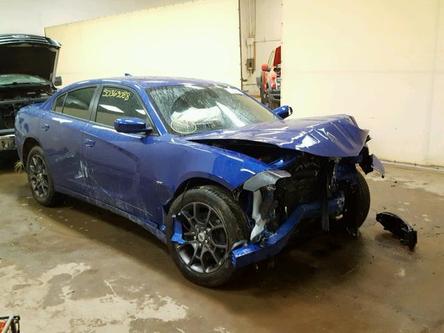 2C3CDXJGXJH330560 - 2018 DODGE CHARGER GT BLUE photo 1