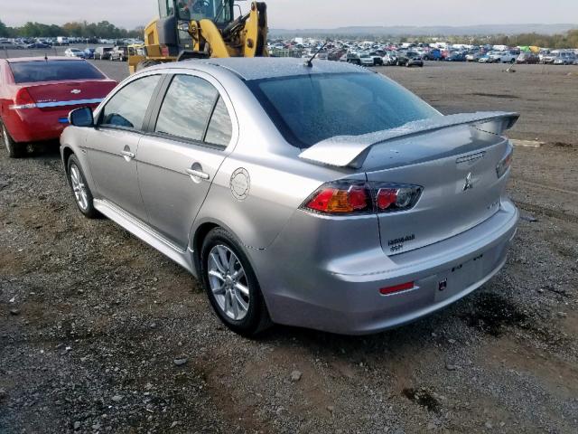 JA32V2FW0GU007789 - 2016 MITSUBISHI LANCER ES SILVER photo 3