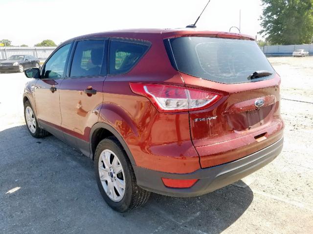 1FMCU0F70EUD80166 - 2014 FORD ESCAPE S ORANGE photo 3