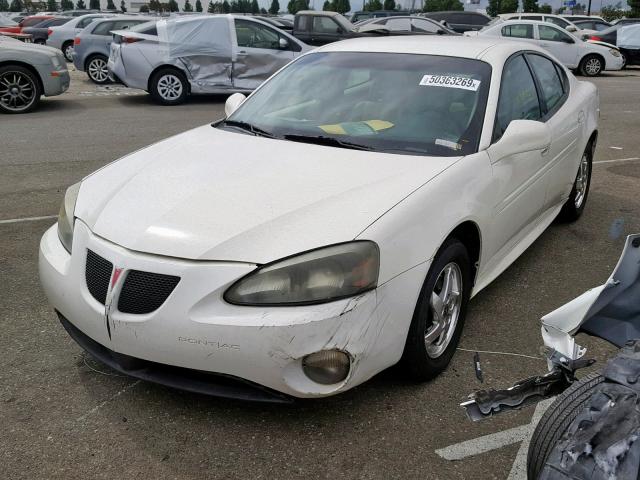 2G2WS522541372254 - 2004 PONTIAC GRAND PRIX WHITE photo 2