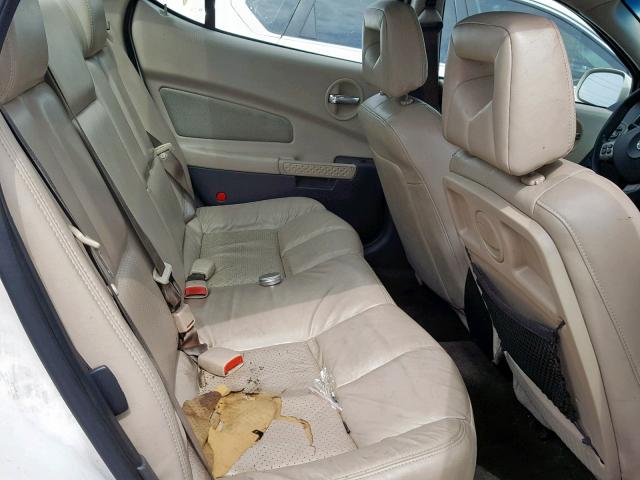 2G2WS522541372254 - 2004 PONTIAC GRAND PRIX WHITE photo 6