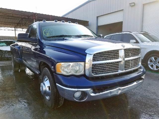 3D7MA48C44G189134 - 2004 DODGE RAM 3500 S BLUE photo 1