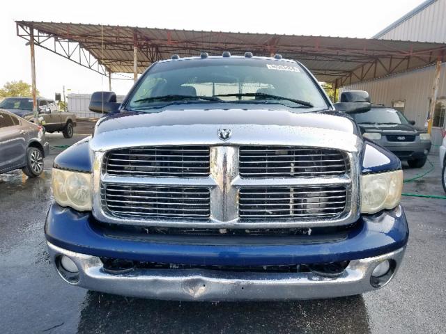 3D7MA48C44G189134 - 2004 DODGE RAM 3500 S BLUE photo 9