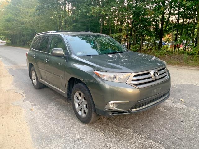 5TDBK3EHXDS187267 - 2013 TOYOTA HIGHLANDER GREEN photo 1