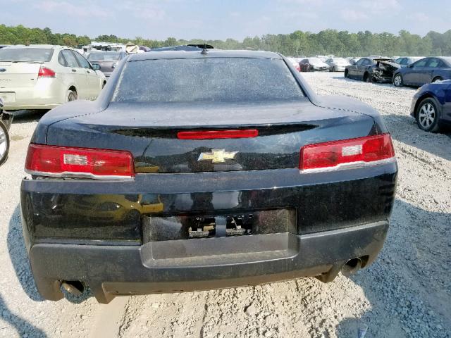 2G1FA1E31E9320837 - 2014 CHEVROLET CAMARO LS BLACK photo 9