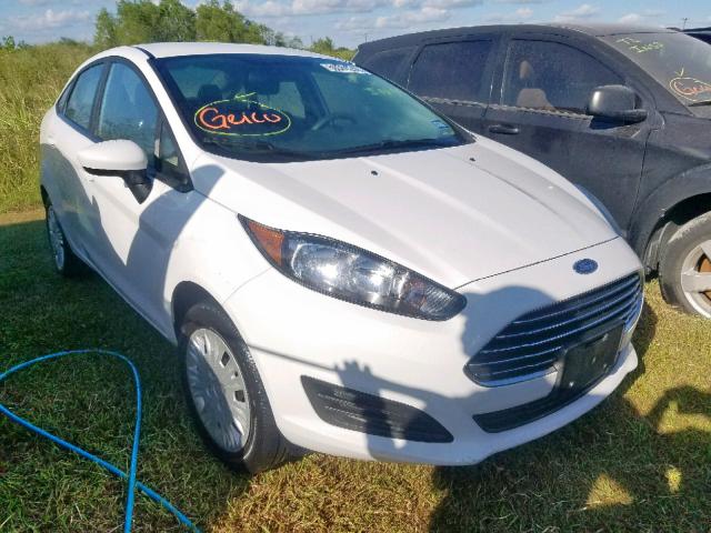 3FADP4AJ6KM154701 - 2019 FORD FIESTA S WHITE photo 1