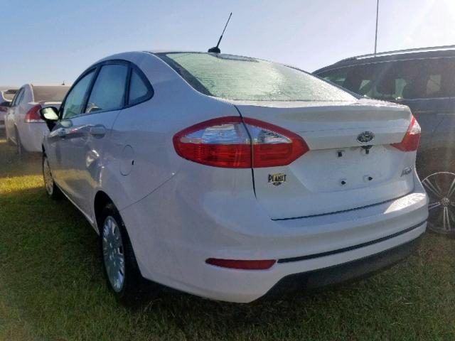 3FADP4AJ6KM154701 - 2019 FORD FIESTA S WHITE photo 3