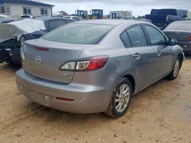 JM1BL1V78C1695872 - 2012 MAZDA 3 I GRAY photo 4