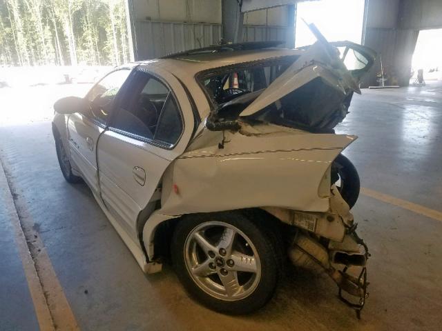 1G2NF52F52C214460 - 2002 PONTIAC GRAND AM S WHITE photo 3