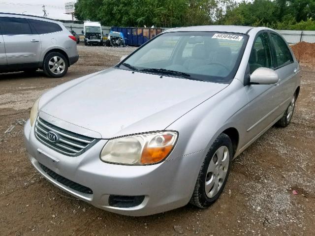 KNAFE121485498674 - 2008 KIA SPECTRA EX SILVER photo 2