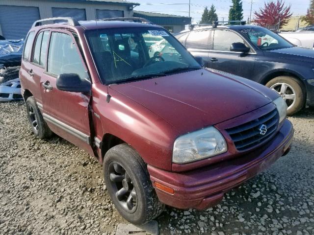 2S3TD52V236105806 - 2003 SUZUKI VITARA JLX MAROON photo 1