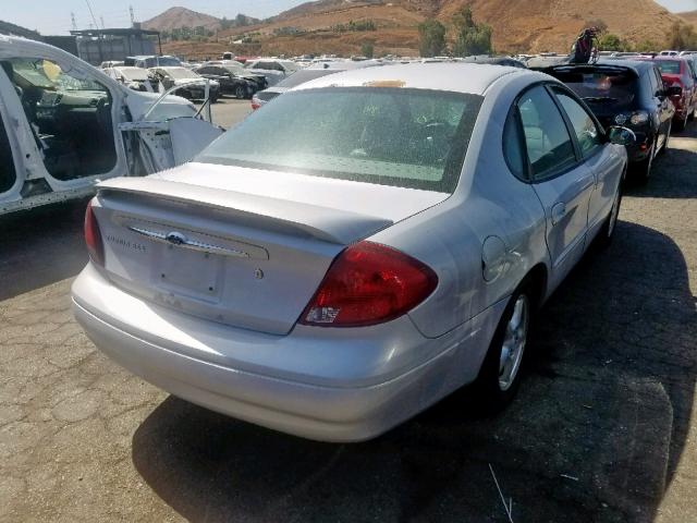 1FAFP55S72A271878 - 2002 FORD TAURUS SES SILVER photo 4