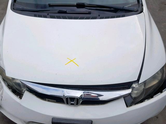 2HGFA1F64BH505189 - 2011 HONDA CIVIC LX-S أبيض صورة 7