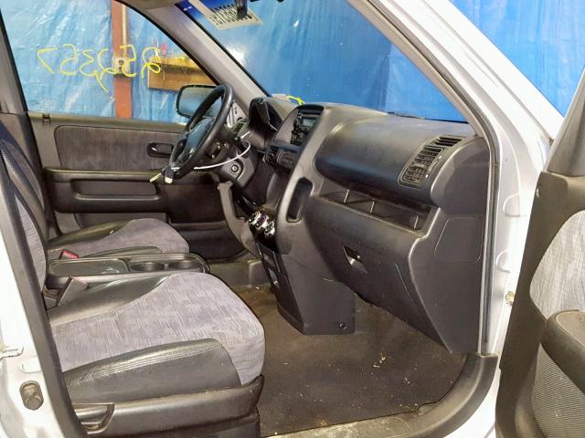 SHSRD78403U159689 - 2003 HONDA CR-V LX SILVER photo 5