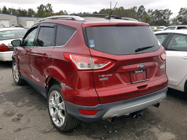 1FMCU0J90DUD32271 - 2013 FORD ESCAPE TIT RED photo 3