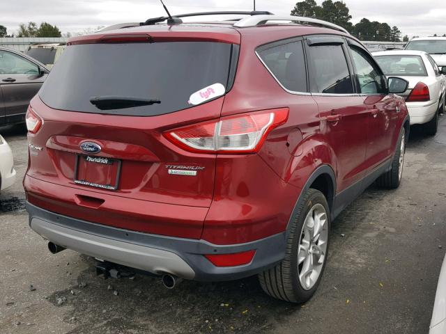 1FMCU0J90DUD32271 - 2013 FORD ESCAPE TIT RED photo 4