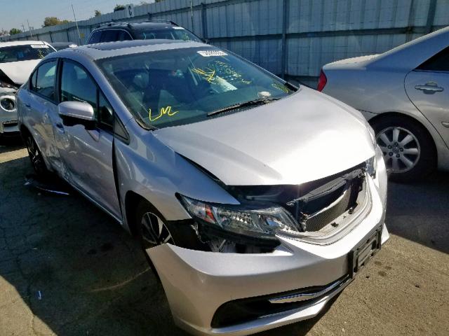 19XFB2F89FE298769 - 2015 HONDA CIVIC EX GRAY photo 1