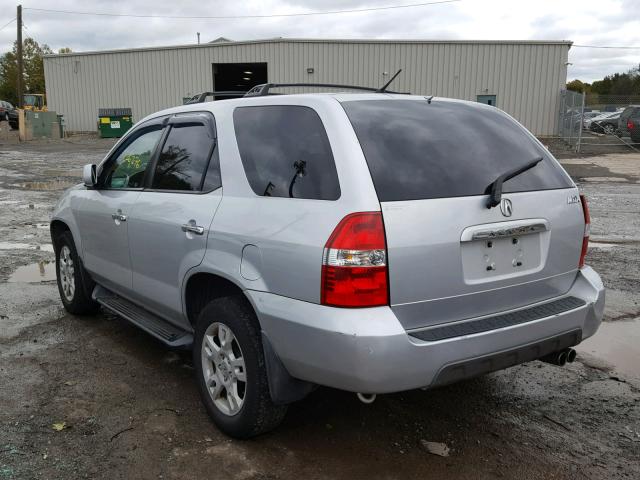 2HNYD18892H504451 - 2002 ACURA MDX TOURIN SILVER photo 3