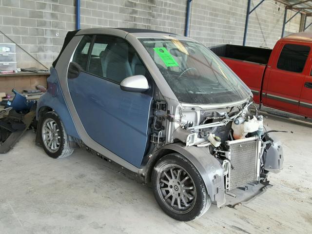 WMEEK3BA4CK530828 - 2012 SMART FORTWO PAS BLUE photo 1