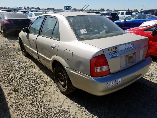 JM1BJ2222Y0292228 - 2000 MAZDA PROTEGE DX TAN photo 3