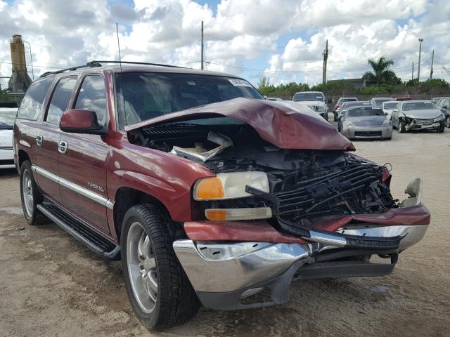 1GKFK16T71J186695 - 2001 GMC YUKON XL K BURGUNDY photo 1