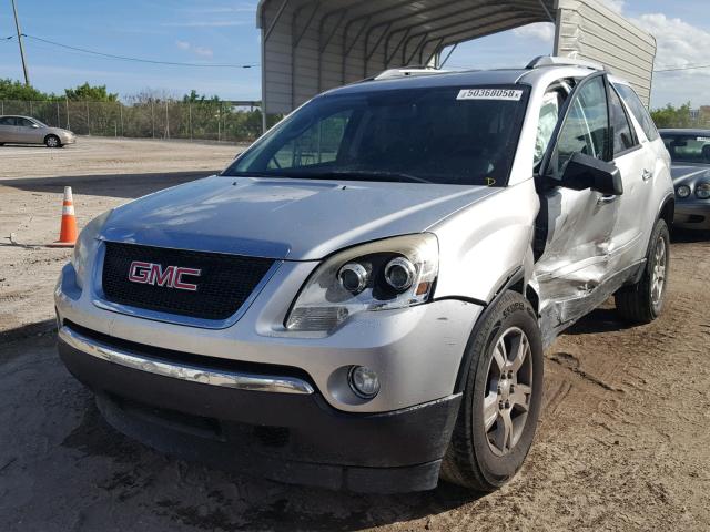 1GKKRPED2BJ355255 - 2011 GMC ACADIA SLE SILVER photo 2