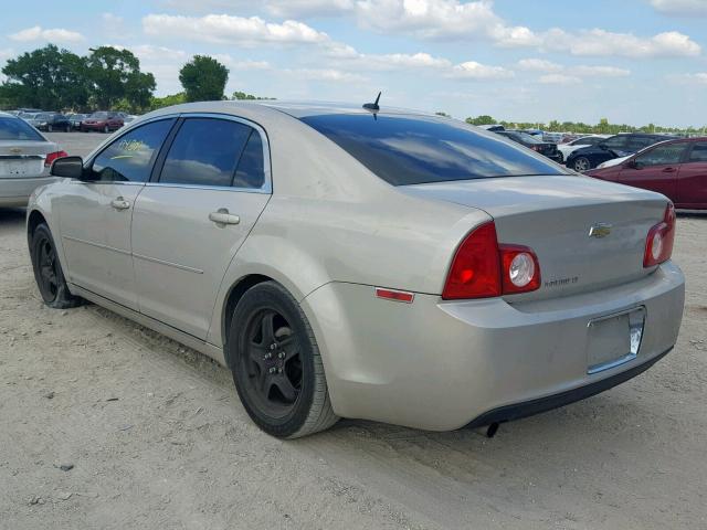 1G1ZH57BX9F246142 - 2009 CHEVROLET MALIBU 1LT TAN photo 3