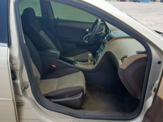 1G1ZH57BX9F246142 - 2009 CHEVROLET MALIBU 1LT TAN photo 5