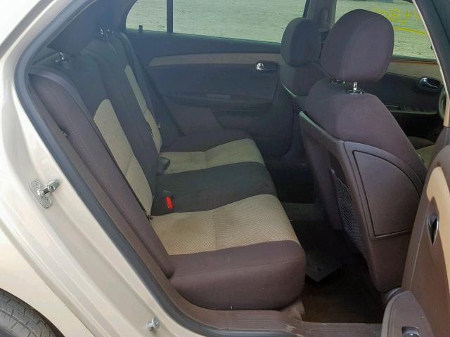 1G1ZH57BX9F246142 - 2009 CHEVROLET MALIBU 1LT TAN photo 6