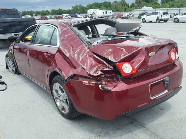 1G1ZC5E1XBF344148 - 2011 CHEVROLET MALIBU 1LT 红色 照片 3
