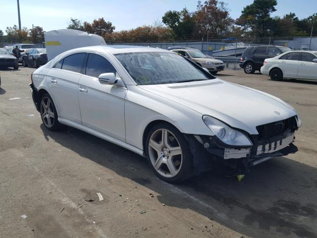 WDDDJ7CB1BA170309 - 2011 MERCEDES-BENZ CLS 550 WHITE photo 1