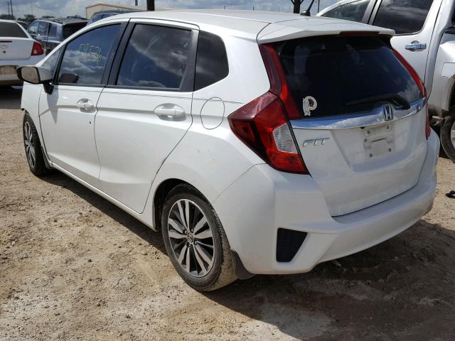 3HGGK5H85FM727545 - 2015 HONDA FIT EX WHITE photo 3