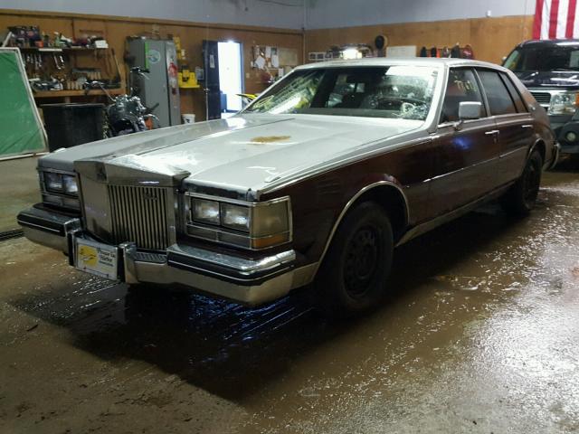 1G6AS6985EE834076 - 1984 CADILLAC SEVILLE TWO TONE photo 2