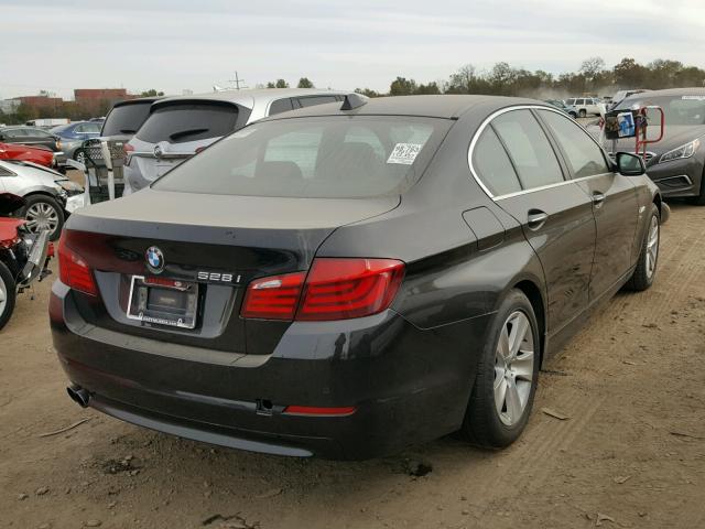 WBAXH5C54CDW07945 - 2012 BMW 528 XI BLACK photo 4