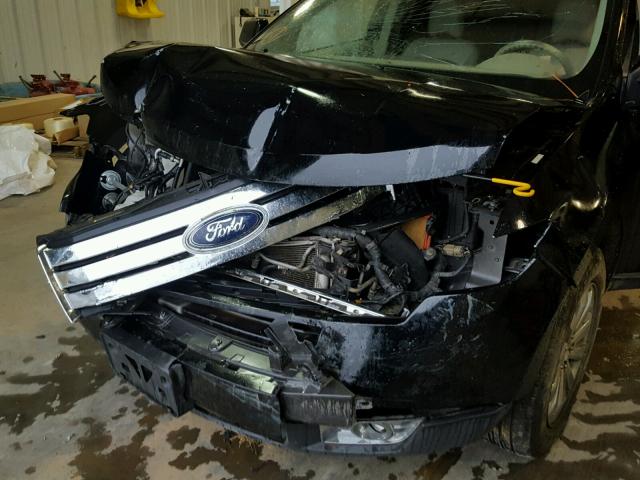 2FMDK48C47BA86919 - 2007 FORD EDGE SEL BLACK photo 9