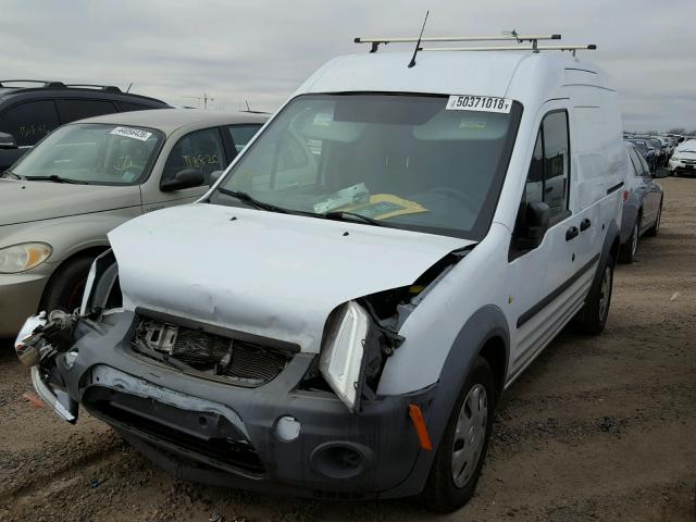 NM0LS7AN7DT155091 - 2013 FORD TRANSIT CO WHITE photo 2